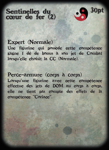 sentinelle carte dos