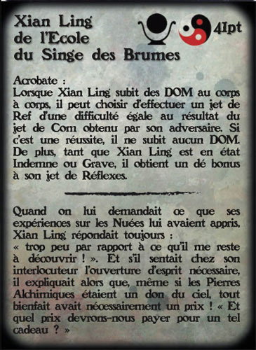 xian ling carte dos